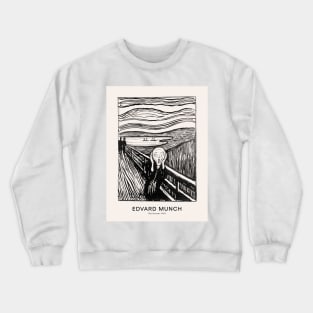 The Scream by Munch Crewneck Sweatshirt